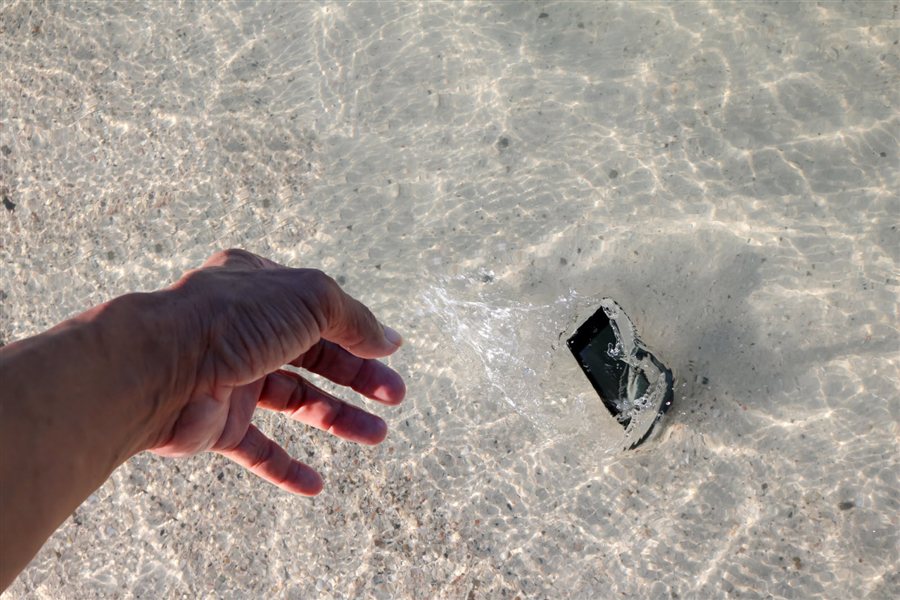Récupération de données téléphone tombé dans l'eau