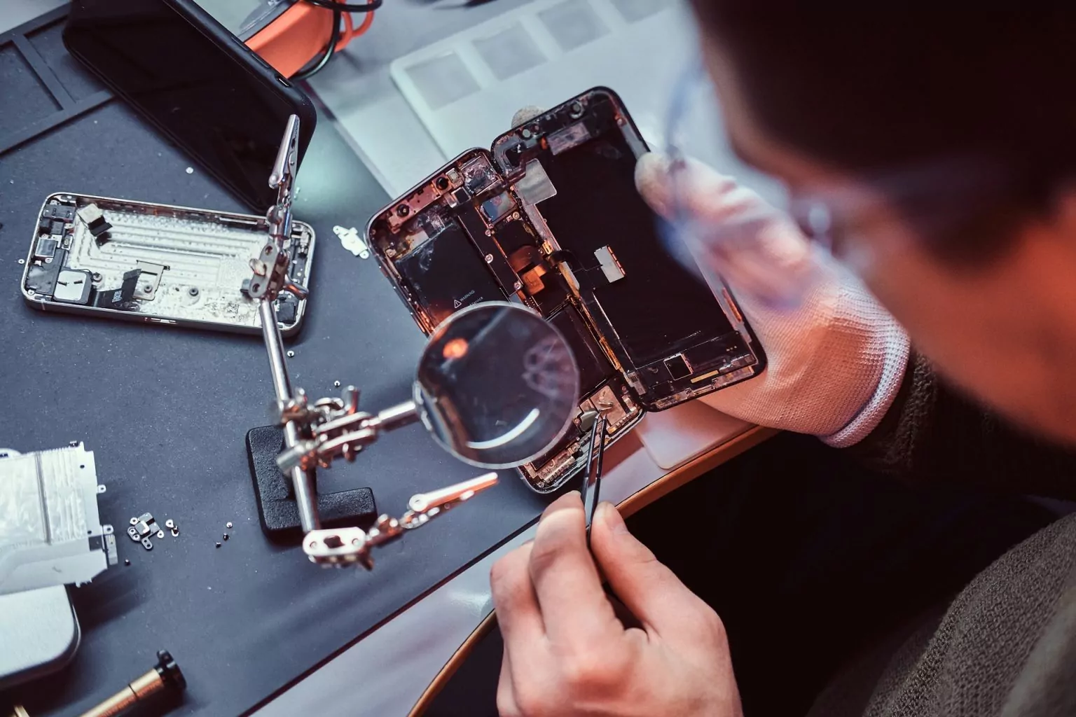 Inspection smartphone — MOZ-Réparations